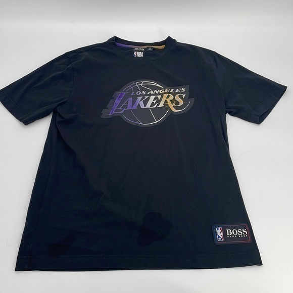 UEC Boss Lakers BOSS & NBA COTTON-JERSEY T-SHIRT small Los Angeles